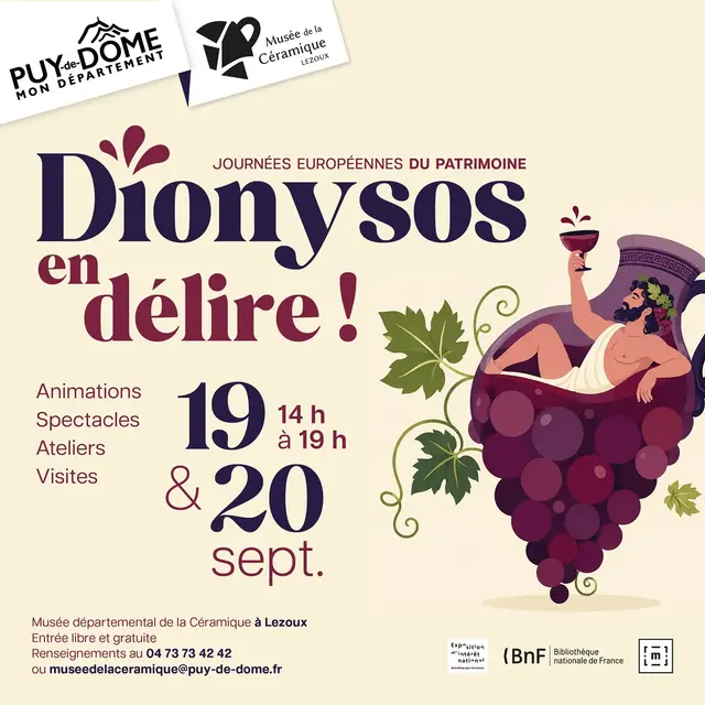 Journées Européennes du Patrimoine - Dionysos en délire !_Lezoux