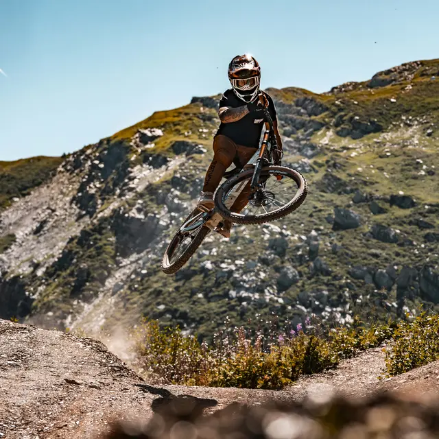 Piste VTT la Vink line- Partie Supérieure
