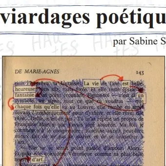 Exposition Caviardages Poétiques_Chambéry