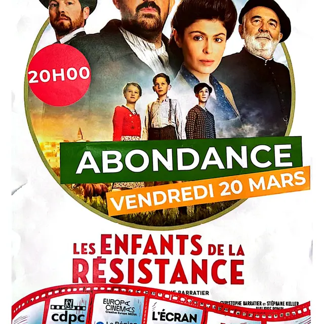 Séance de cinéma : Les Enfants de la Résistance_Abondance