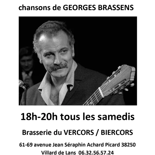 Concert partagé de chansons de Brassens_Villard-de-Lans