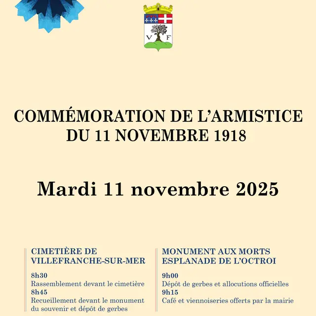 Cérémonie du 11 Novembre 1918_Villefranche-sur-Mer