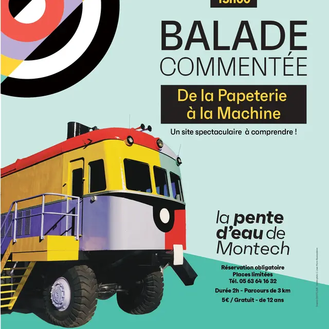Balade commentée de la Pente d'eau_Montech