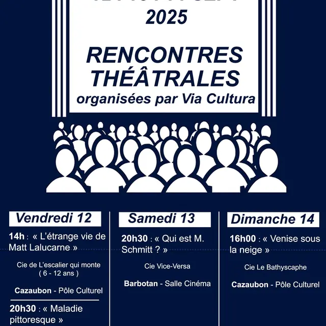 Les Rencontres Théâtrales à Cazaubon - Barbotan_Cazaubon