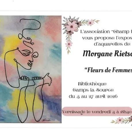 Exposition : Fleurs de femmes - Aquarelles_Camps-la-Source