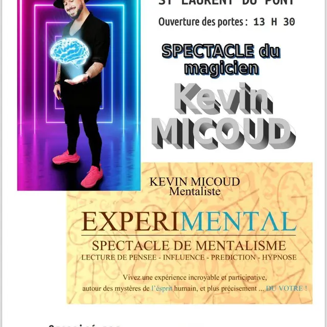 Spectacle du magicien Kevin Micoud_Saint-Laurent-du-Pont