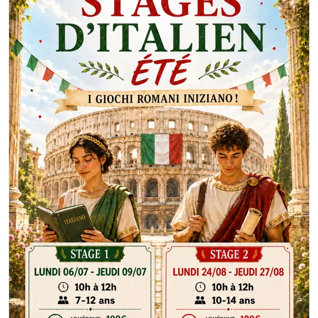 STAGE D'ITALIEN - ÉTÉ_Arles