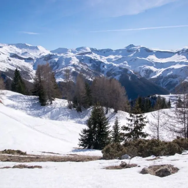 Randonnée raquettes Belvédère des chamois_Auron