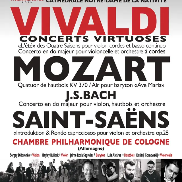Concert : Chambre Philharmonique Cologne tournée 2025_Vence