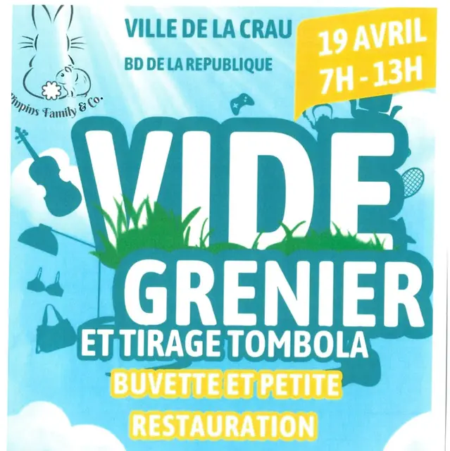 Vide grenier solidaire des  Pinpins_La Crau