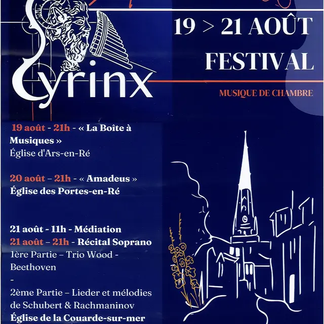 Affiche des concerts de Syrinx-en-Ré