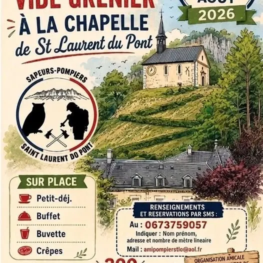 Brocante/vide grenier des sapeurs pompiers_Saint-Laurent-du-Pont