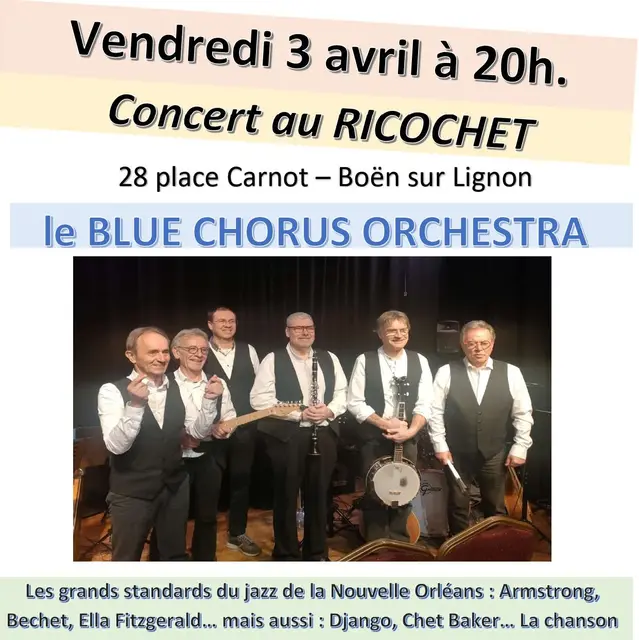 Le Blue Chorus Orchestra - Concert_Boën-sur-Lignon