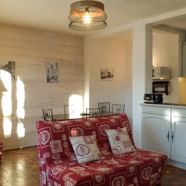 Location meublé Briançon Mme Crosetta salon
