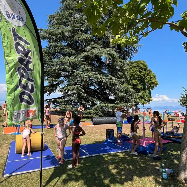 Parkours Givrés sur la plage de Publier