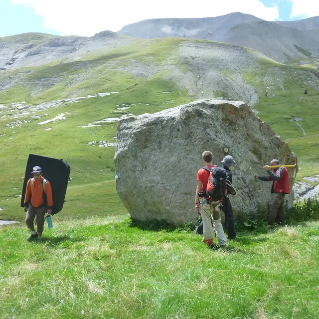 Site de bloc de l'Estrop