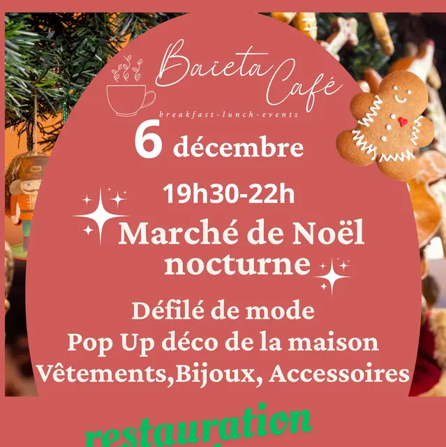 Marché de Noël nocturne_Vence