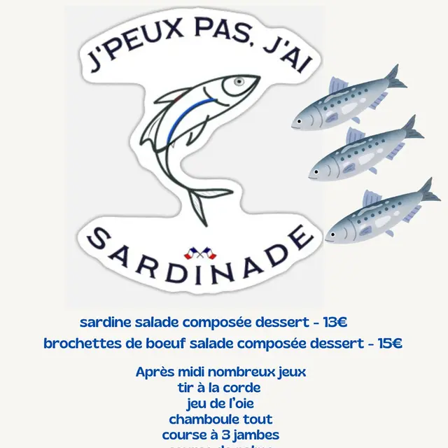 Repas sardinade_La Bollène-Vésubie