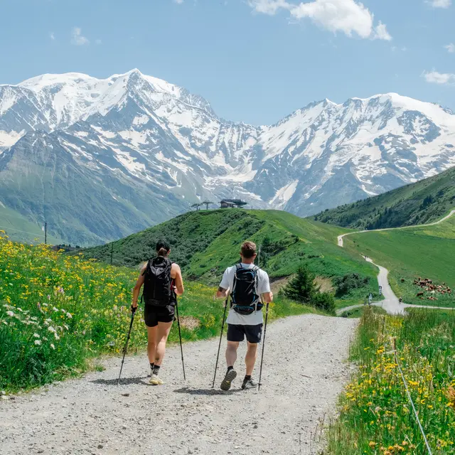 Le Mont Joly au départ du Mont d'Arbois