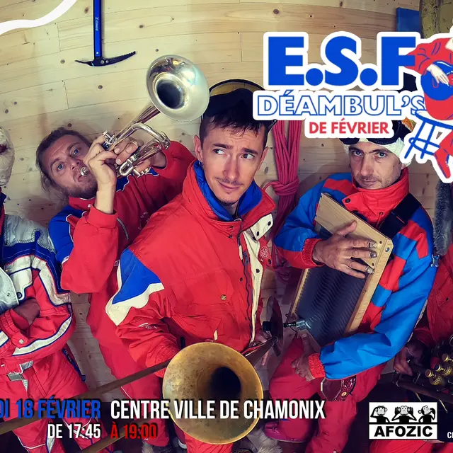 Les Déambul's de Février – « E.S.F »_Chamonix-Mont-Blanc