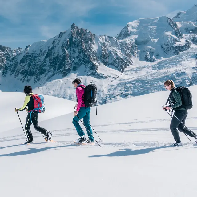 Raquettes Demi journée -  Spécial Nocturne -  Compagnie des Guides de Chamonix_Chamonix-Mont-Blanc