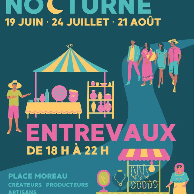 Marché nocturne_Entrevaux