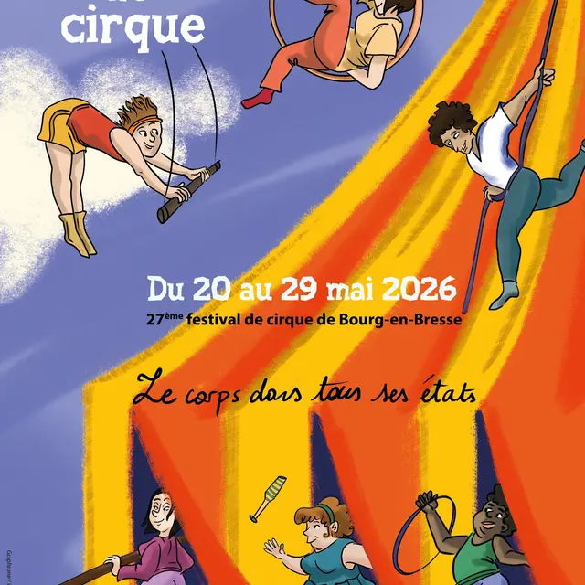 Affiche Festival Br’Ain de Cirque_Bourg-en-Bresse