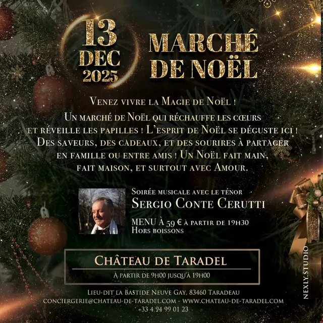 Chateau de Taradel - marché de Noël_Taradeau