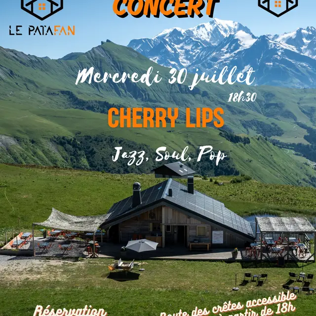 Concert au Patafan : Cherry lips Jazz, soul, pop_Les Saisies