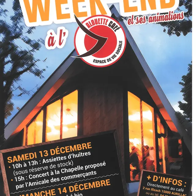 Un Week end à l'Alouette Café_Aurillac