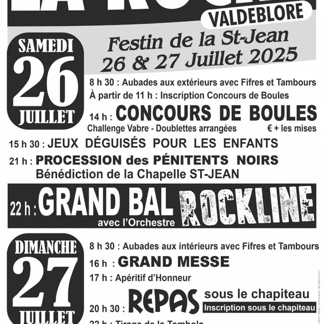 Fête patronale de La St Jean à La Roche Valdeblore_Valdeblore