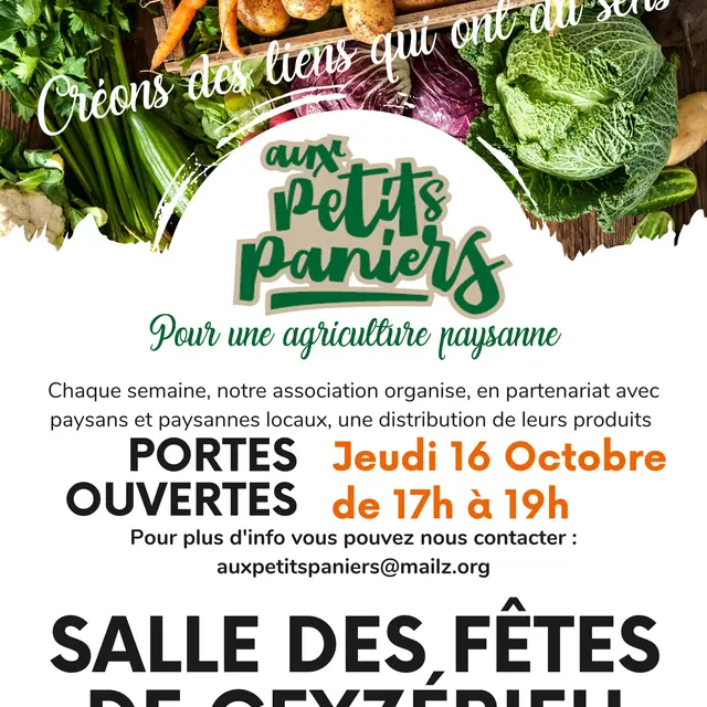 Portes ouvertes de l'AMAP Aux Petits Paniers_Ceyzérieu