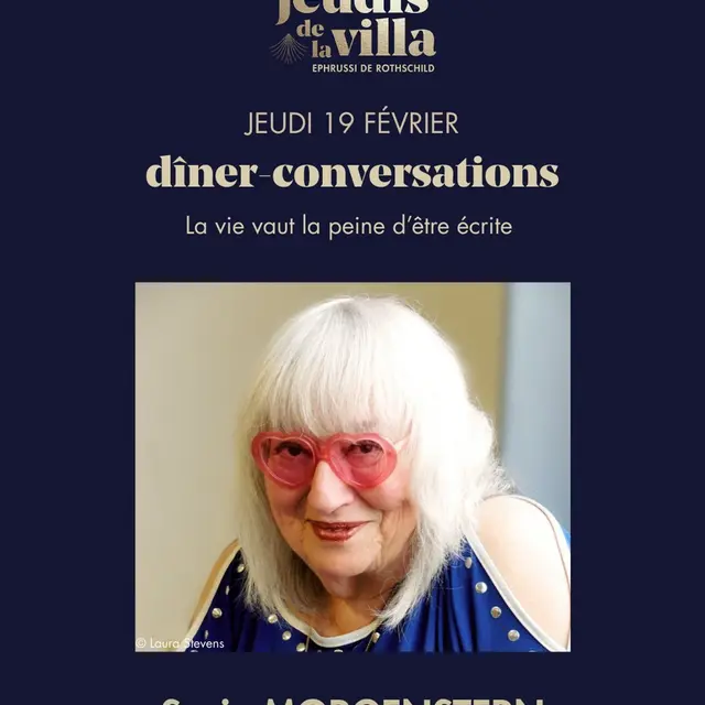 Les Jeudis de la Villa - Susie Morgenstern : La vie vaut la peine d’être écrite_Saint-Jean-Cap-Ferrat