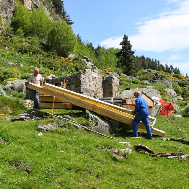 Rénovation de la cabane du Counc