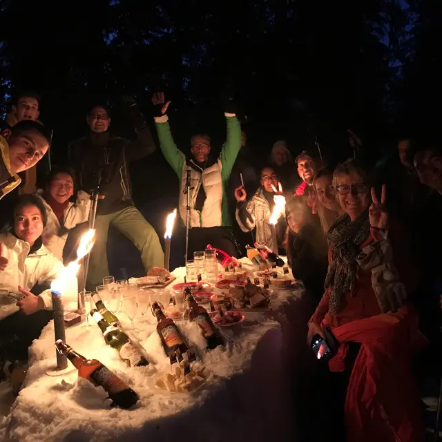 Apéro en forêt