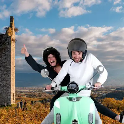 Vespa tours électrique Chambéry et Coeur de Savoie_Chambéry