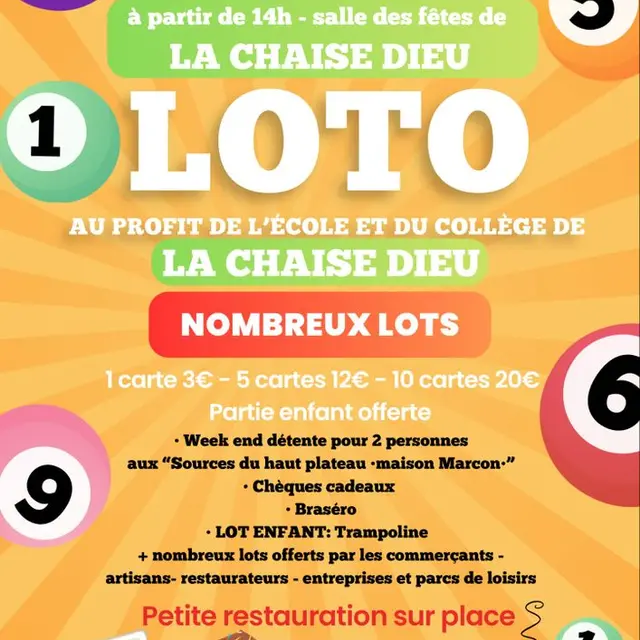 Loto des écoles_La Chaise-Dieu