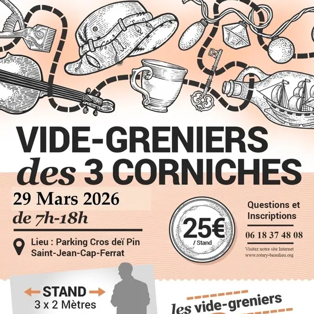 Vide-greniers du Rotary Club_Saint-Jean-Cap-Ferrat