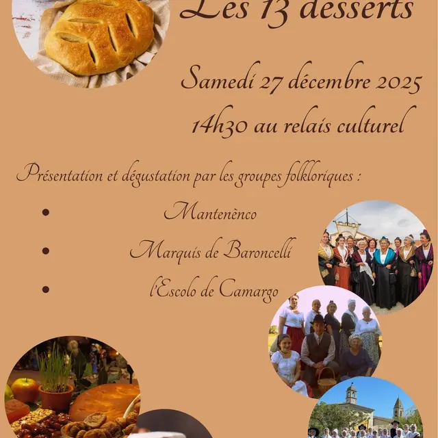 Présentation et dégustation des 13 desserts provençaux_Saintes-Maries-de-la-Mer