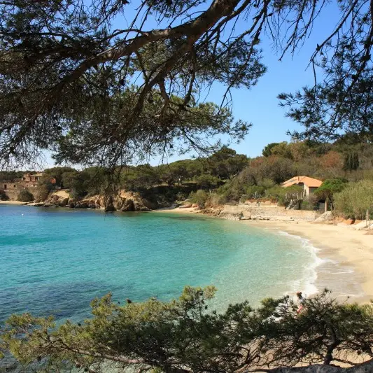 La plage du Pradeau - Hyeres la tour fondue