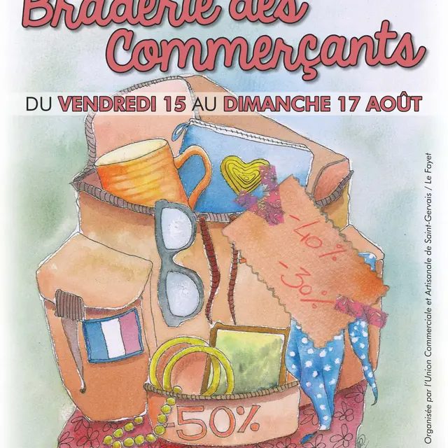Braderie des commerçants_Saint-Gervais-les-Bains