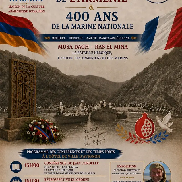 Fête de l'indépendance de l'Arménie & 400 ans de la Marine Nationale_Avignon