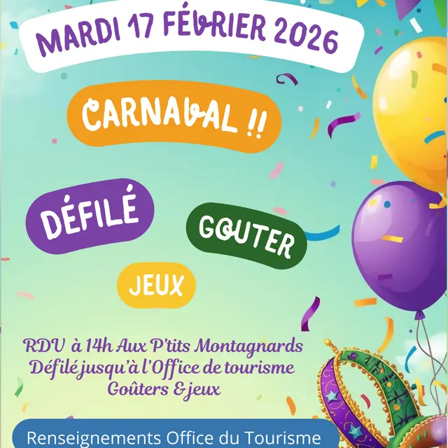 Carnaval et défilé des familles !_Corrençon-en-Vercors