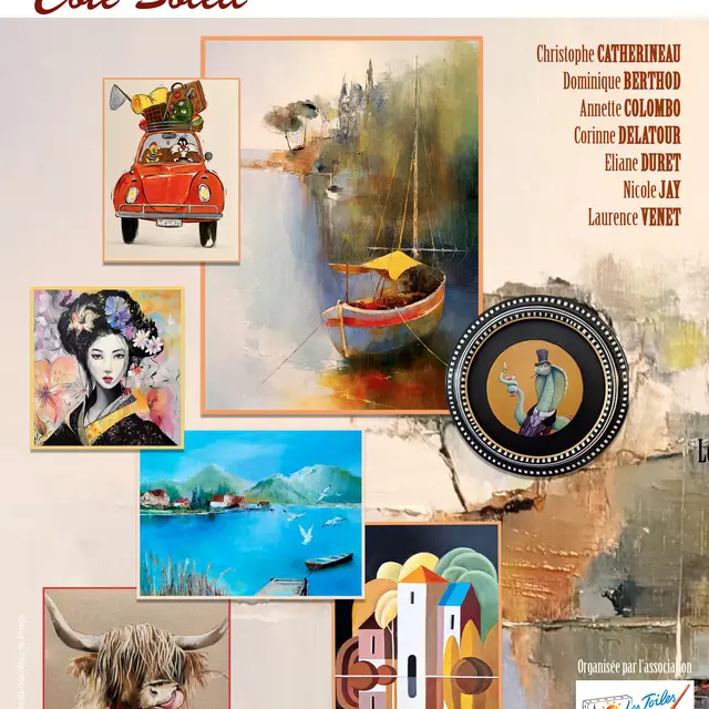 Exposition de peintures de l’atelier Côté Soleil_Annecy