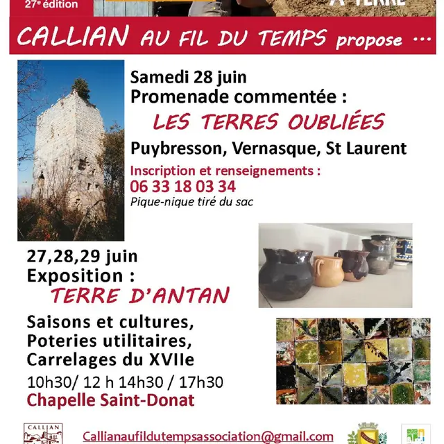 Balade de Velnasque à Saint-Laurent - Journée du Patrimoine et des Moulins_Callian