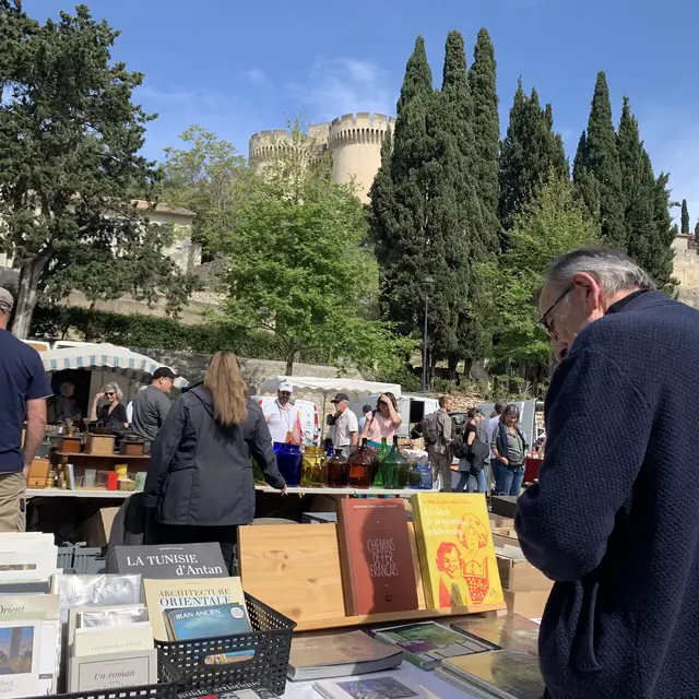 Marché à la brocante_Villeneuve-lez-Avignon