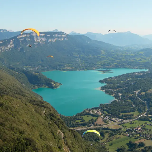 Vol en parapente Lac d'Aiguebelette