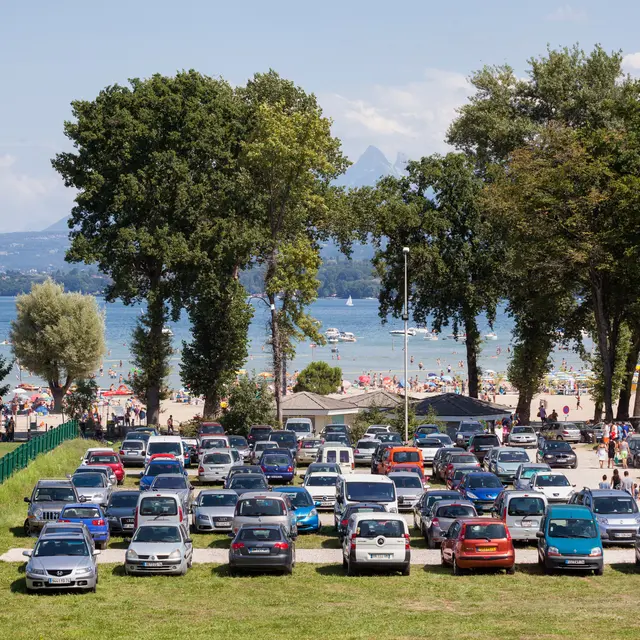 Parking de la plage
