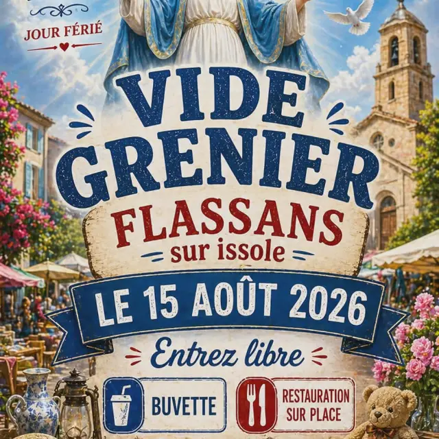 Vide grenier du 15 août à Flassans_Flassans-sur-Issole