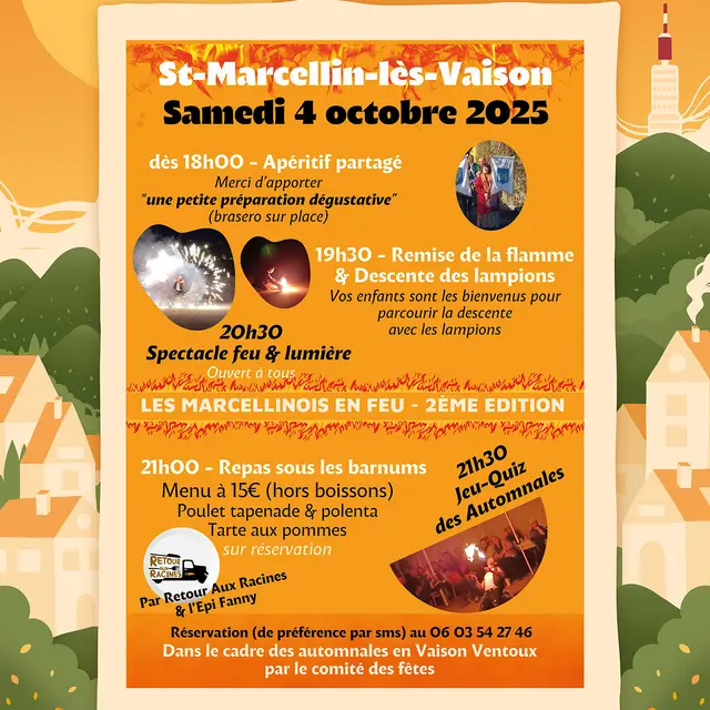 Les Marcellinois en feu - Les Automnales en Vaison Ventoux_Saint-Marcellin-lès-Vaison